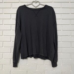 Universal Thread Charcoal Gray Long Sleeve Tee Women’s XXL